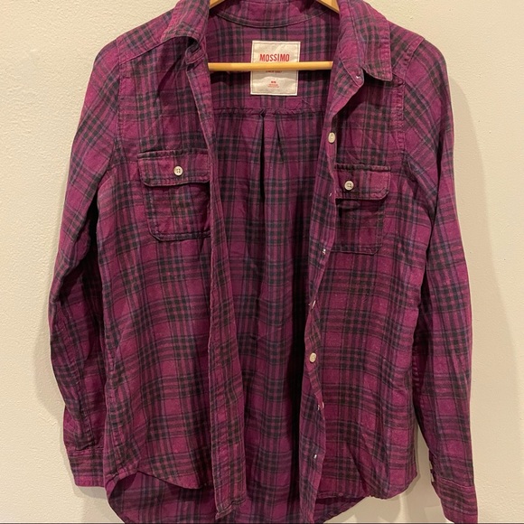 Tops - Purple Flannel